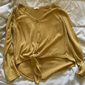 Mustard yellow sweater